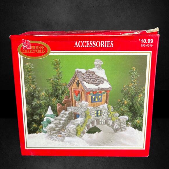 Vintage 1997 Dickens Collectibles Porcelain House Bridge - Picture 5 of 5